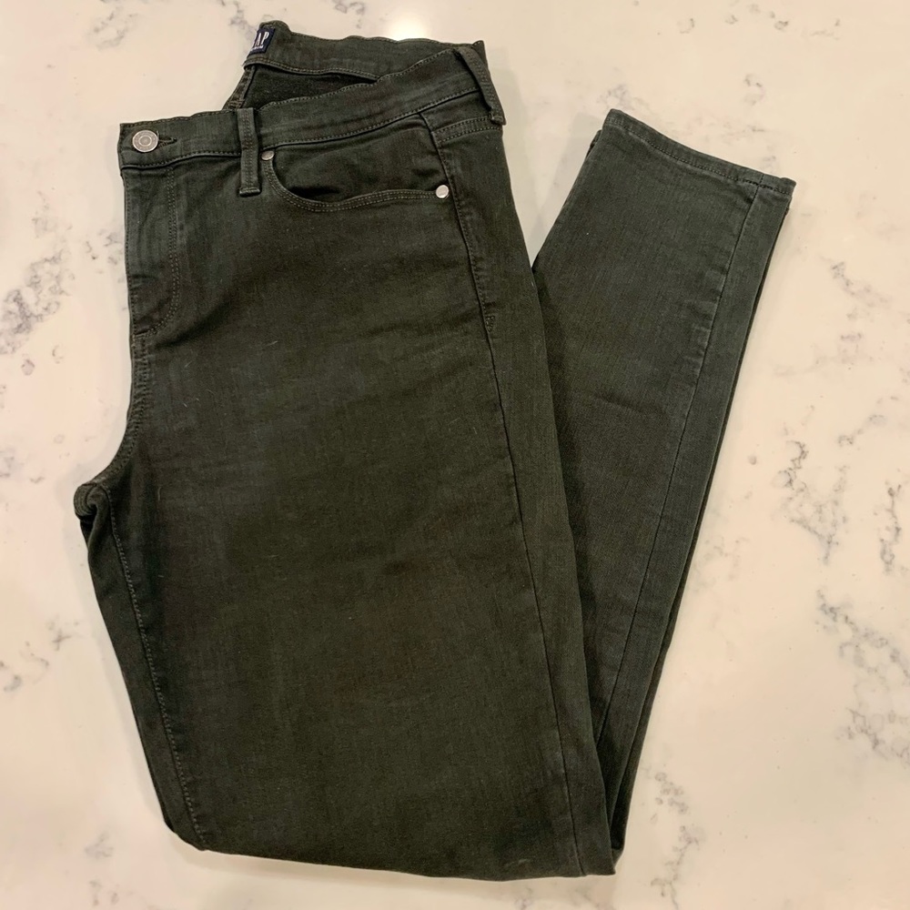 Olive Green Tall Skinny Jeans
